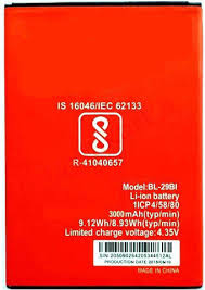High Quality Original "BL-29BI" Battery Compatible for Itel S15/ Itel S15 Pro/ Itel A55/ Itel A55 LTE '3000 mAh' Capacity with Replacement Warranty* *OK TESTED**QC PASSED*