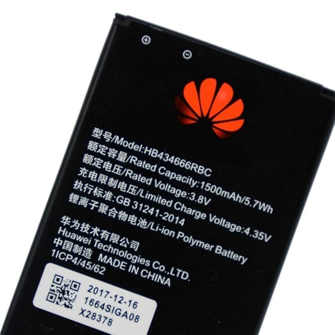 High Quality Original "HB434666RBC" Battery Compatible for Huawei Airtel 4G Hotspot Wireless Router, Huawei Vodafone Hotspot Router R216, E5573, E5573s-32, E5573s-320 *1500 mAh* *OK TESTED**QC PASSED*