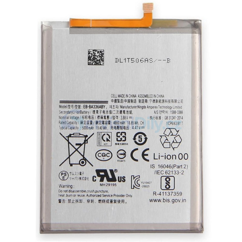 High Quality Original "EB-BA536ABY" Mobile Battery Compatible for Samsung Galaxy A33 5G with *5000mAh* Capacity with Replacement Warranty** *QC PASSED**OK TESTED*