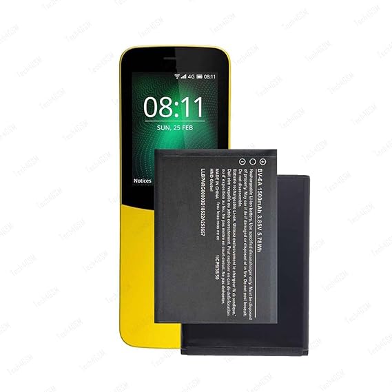 High Quality "BV-6A" Mobile Battery Compatible for Nokia Banana Phones, Nokia C5-03, 8000 4G, 8110 4G/Banana *1500mAh**OK TESTED*
