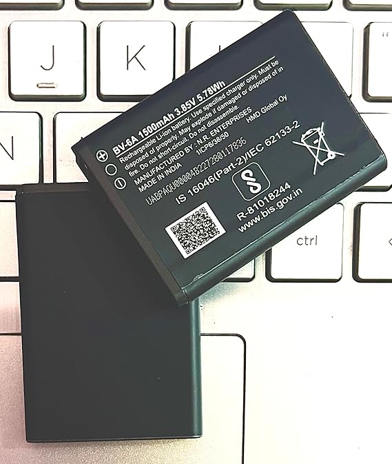 High Quality "BV-6A" Mobile Battery Compatible for Nokia Banana Phones, Nokia C5-03, 8000 4G, 8110 4G/Banana *1500mAh**OK TESTED*