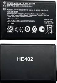 High Quality Original "HE-402" *1450mAh*Battery Compatible for Nokia 5710 XpressAudio / 2760 Flip/ Nokia 2780 Flip, AT&T Cingular Flex 4G LTE Flip Phone ATTEA2111012780 *OK TESTED**QC PASSED*