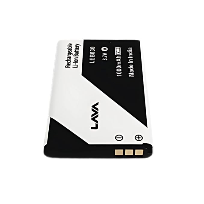 High Quality Original "LEB030" 1000 mAh Battery Compatible for Lava A1 Vibe Lava A5 Lava A1 Josh Lava A1 (2025) Lava Action 4G with 1000mAh Battery Capacity and Replacement Warranty *QC PASSED* *OK TESTED*