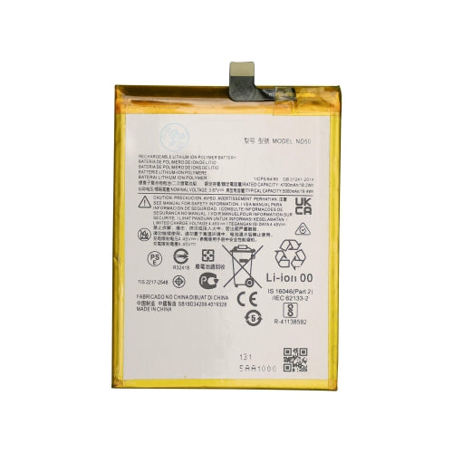 High Quality Original "ND50" Battery Compatible for Motorola Moto G31 (Model XT2173-3) Moto G42 (Model XT2233-2) Moto G62 5G (Model XT2223-1) *5000mAh* Capacity with Replacement Warranty** *QC PASSED**OK TESTED*